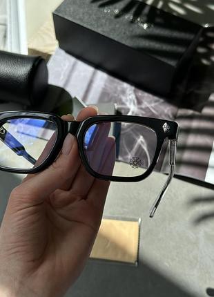 Очки chrome hearts clear/black ambidixtrous 50702857
