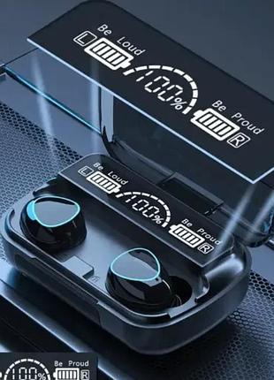 Бездротові навушники вкладки з мікрофоном tws wireless m10 для android та ios bluetooth навушники