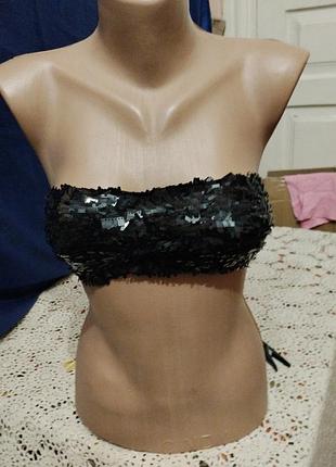 Блискучий топ