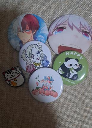 Значки/пены на рюкзак/сумку/шоппер