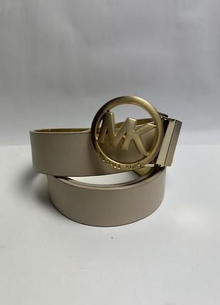 Шкіряний фірмовий ремінь michael kors