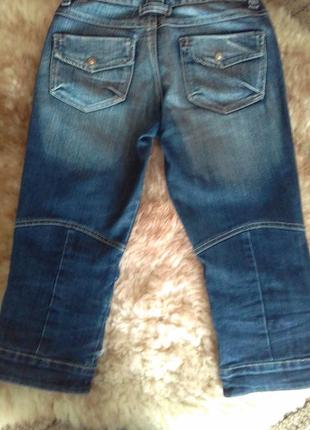 Крутые джинсовые бриджи с потёртостями от fashion jeans2 фото