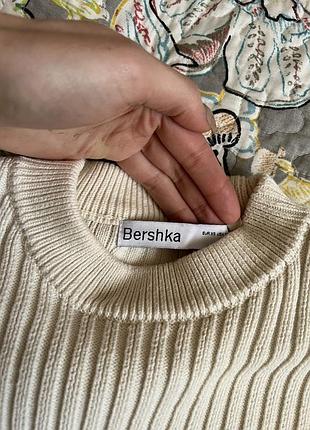 Вʼязаний світер укорочений bershka 6