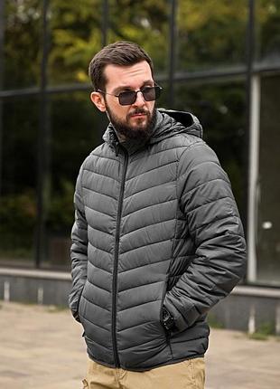 Чоловіча куртка vogue grey пп7832(k1 5 - 01)