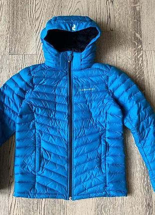 Куртка пуховик peak performance frost down hood jacket на зріст 152-160 см