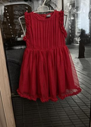 Пишне червоне плаття next 2роки