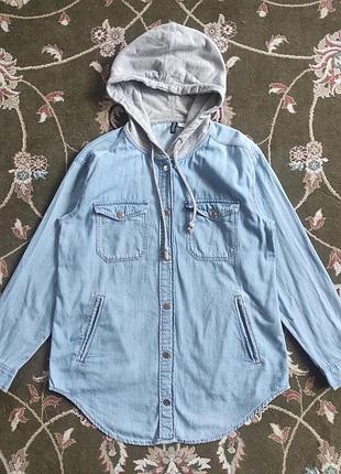 Джинсова сорочка-куртка