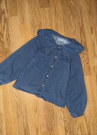 Сорочка джинсова