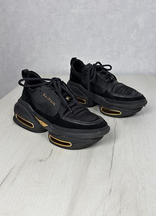 Кросівки balmain, 39, натуральна шкіра + натуральна замша