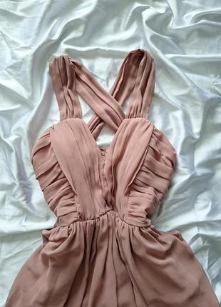 Платье плавно-розового цвета от бренда h&amp;m