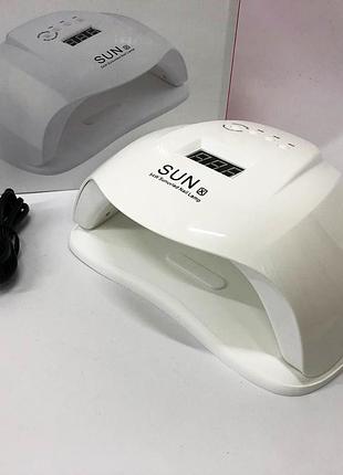 Профессиональная сушилка sun x beauty nail 54w fd 160a для ногтей, лампа для гель-лака, лампа мастера маникюра