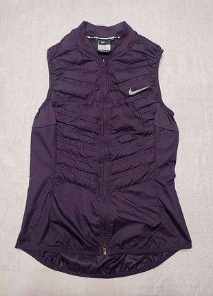 Женская пуховая жилетка, безрукавка nike 800 aeroloft size xs