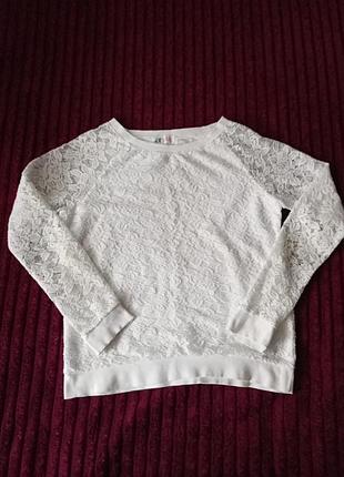 Кофта из кружева