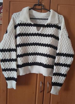 Свитер укорочений м shein