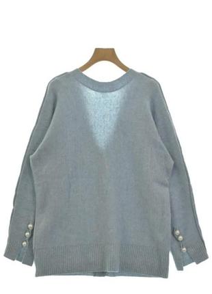 Светр  джемпер вовна блакитний phillip lim