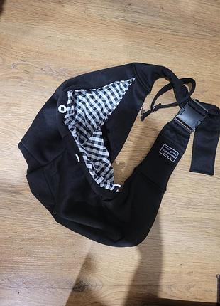 Продам сумку переноску для собак, котів
сумка-кунгуру слінг для собак через плече з поводком та кишенею, чорна