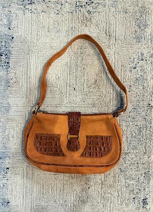 Замшевая сумка