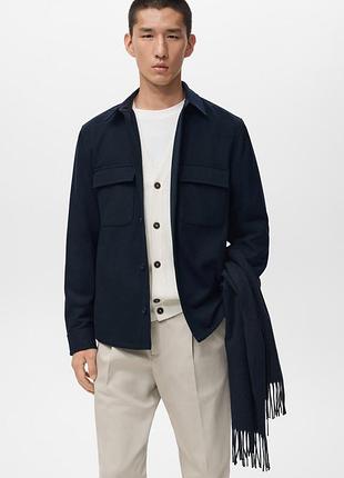 Верхня сорочка mango з вовни