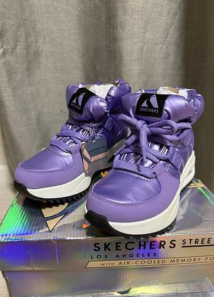 Зимние ботинки skechers moon puffz