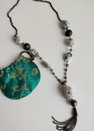 Бусы украшение бижутерия цепочка подвеска кулон винтаж