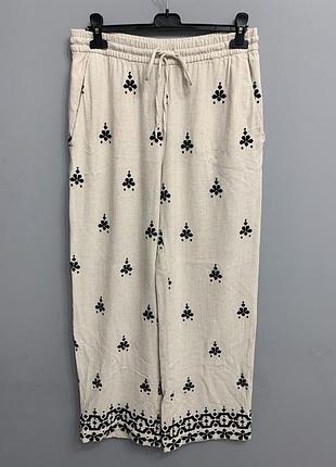 Брюки zara в этно стиле