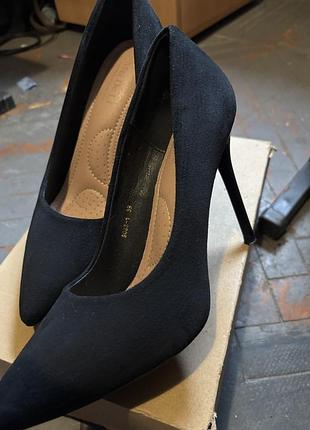 Туфлі mei de li, замшеві, 39 розмір (25 см)