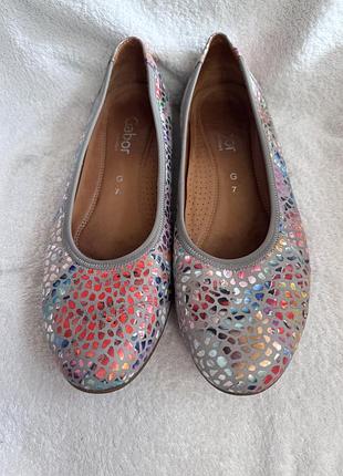 Туфли балетки мокасины gabor 39p