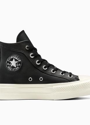 Шкіряні кеди converse western glam