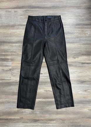 Кожаные штаны брюки lindex швеция
