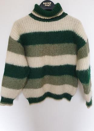 Женский теплый свитер шерсть