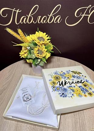 Салфетка «хлеб» с вышивкой