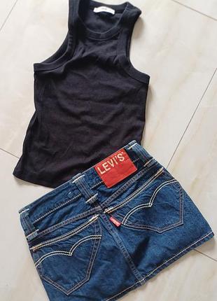 Джинсовая юбка levis оригинал