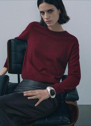 Вовняний светр кольору бургунді zara
🌷🌷🌷🌷🌷🌷🌷🌷