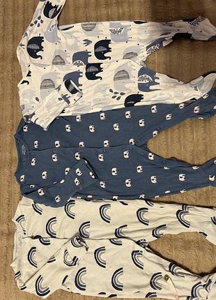 Три чоловічка фірми next, розмір 68, для хлопчика.