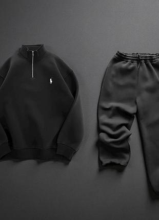 Спортивный костюм женский / мужской серый графитовый осенний весенний летний