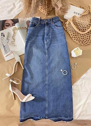 Джинсова спідниця zara