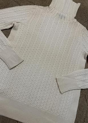 Свитер косы шерсть мериноса