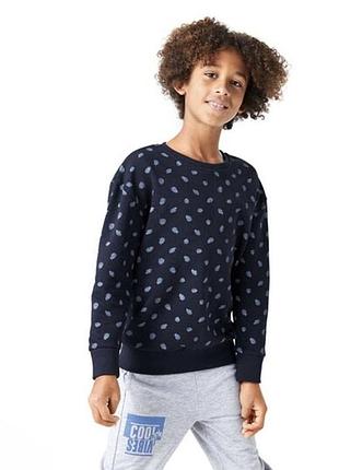 Джемпер свитшот (двинтка, петелька) pepperts для девочки подростка, 146-152, 10-12 лет, листьев, 35807