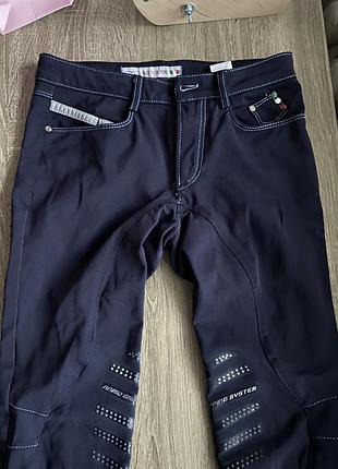 Бриджі для верхової їзди та кінного спорту жіночі або дитячі animo