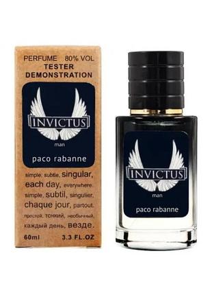Продается мужская парфюмированная вода paco rabanne invictus tester lux, 60 мл