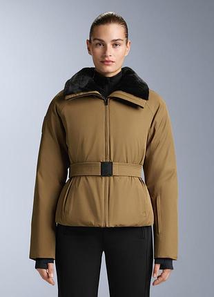 Непромокаемая стеганая лыжная куртка  primaloft® ski