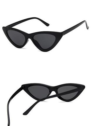 Модные солнцезащитные очки черные очки лисичка очки 7001