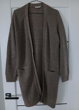 Теплый свитер кардиган