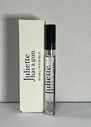 Оригфнальна мініатюра парфумів musc invisible juliette has a gun