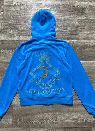 Худі juicy couture velour full zip y2k vintage m