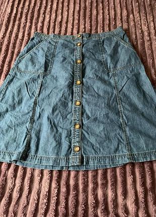 Спідниця джинсова жіноча батал