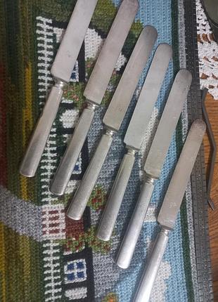Серебренные ножи ничевинаж,ножи столовые измельчения