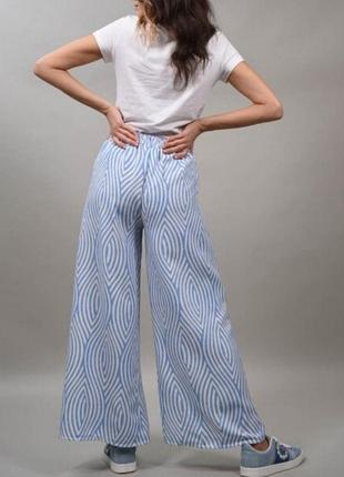 Широкие брюки брюки палаццо вискоза