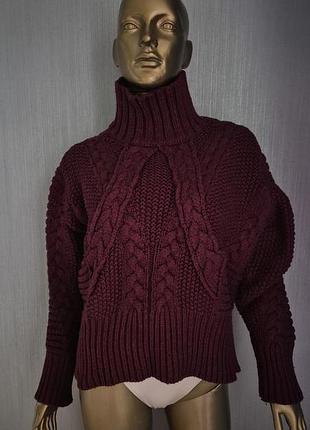 Бордова кофта zara