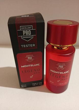 Парфум чоловічій montblanc legeng red 58 ml ( монт бланк легенд 58 мл).